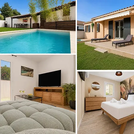 Avec Piscine Privée à Apartamento Marsillargues